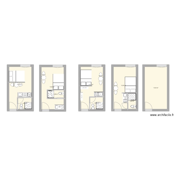 Anzère_1. Plan de 9 pièces et 75 m2