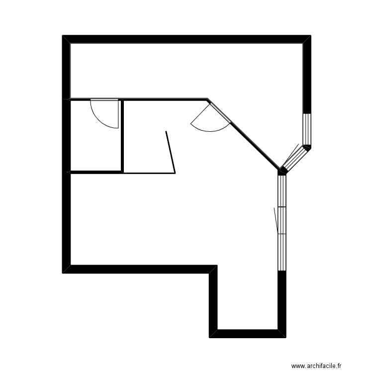 D2 P33. Plan de 10 pièces et 67 m2