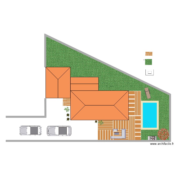 maison. Plan de 0 pièce et 0 m2