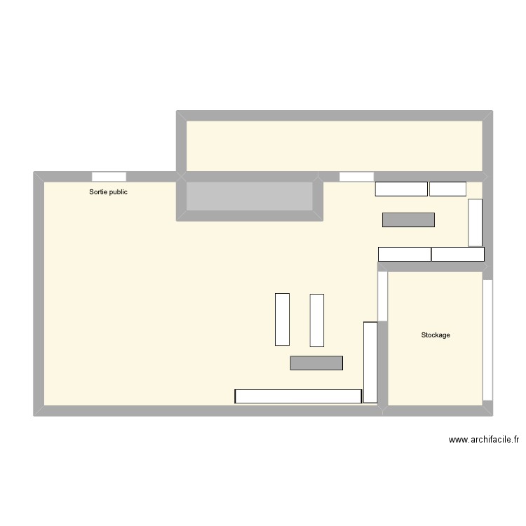 Delbard . Plan de 4 pièces et 74 m2