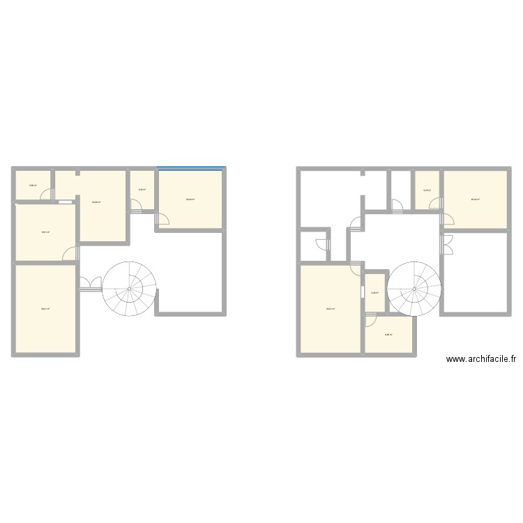 villa 7. Plan de 11 pièces et 171 m2