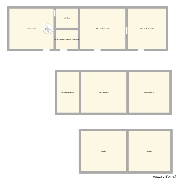 STUDIO. Plan de 10 pièces et 257 m2