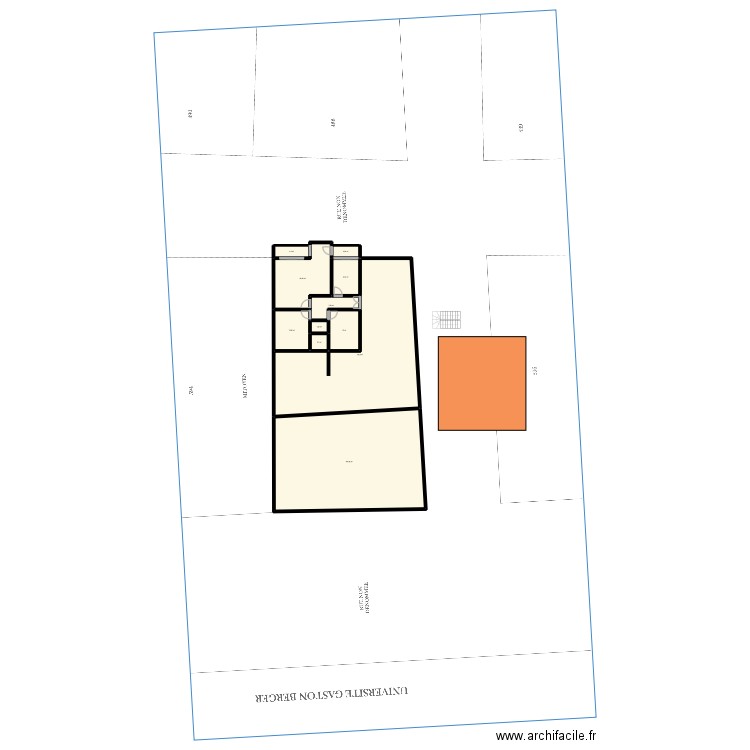 TERRAIN AMATH VIDE. Plan de 11 pièces et 364 m2