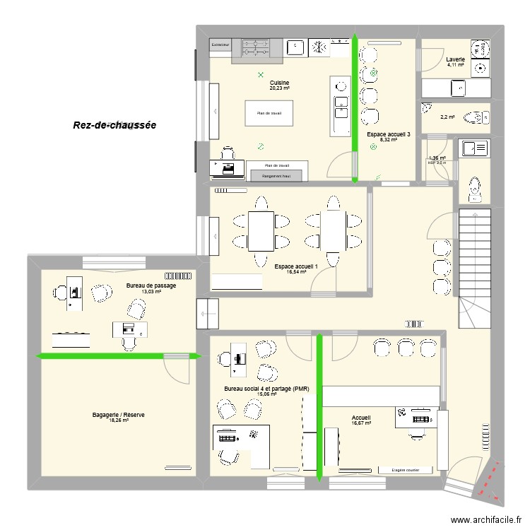 20250304-Plans. Plan de 29 pièces et 414 m2