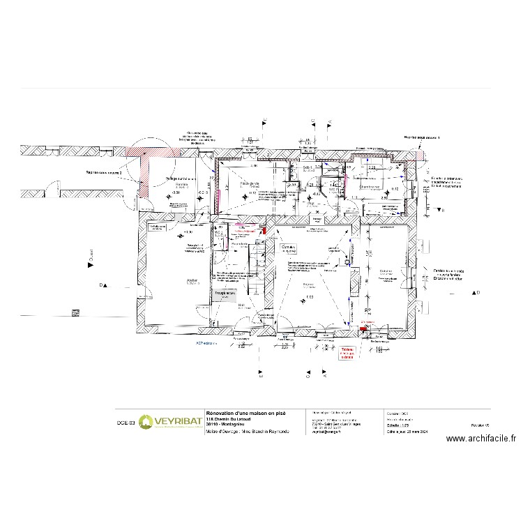 Plan BLANCHIN RDC. Plan de 0 pièce et 0 m2