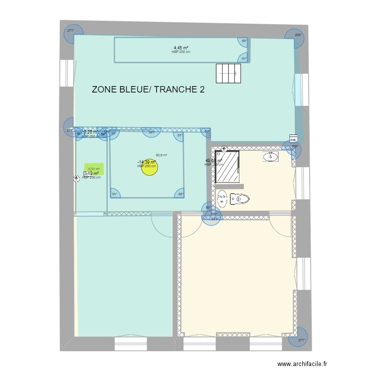 ARIANE ONLY. Plan de 7 pièces et 127 m2