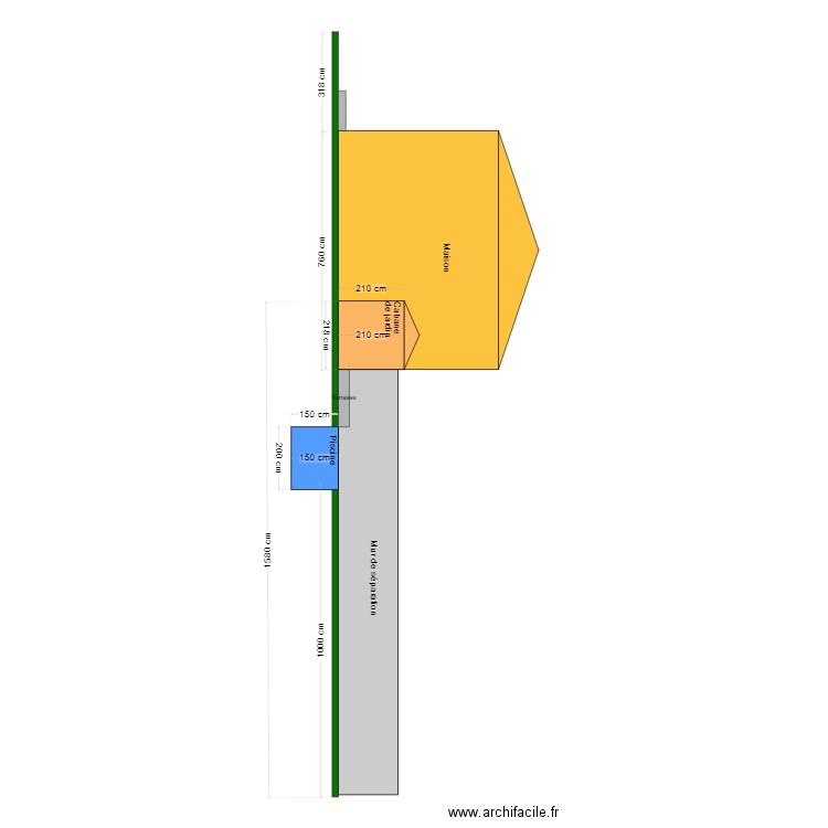 Plan de coupe V2. Plan de 0 pièce et 0 m2