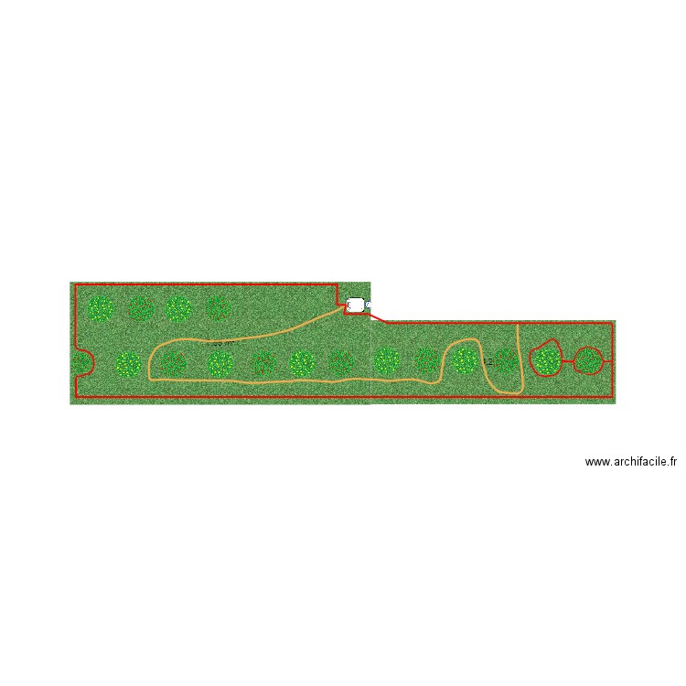 Plan Robot Tondeuse Câble. Plan de 0 pièce et 0 m2