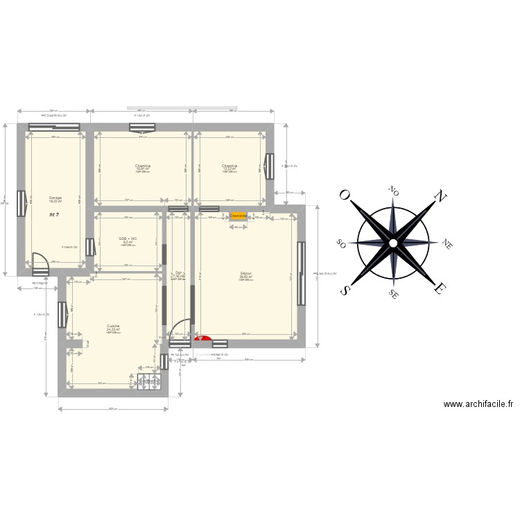 ML24012075. Plan de 28 pièces et 359 m2