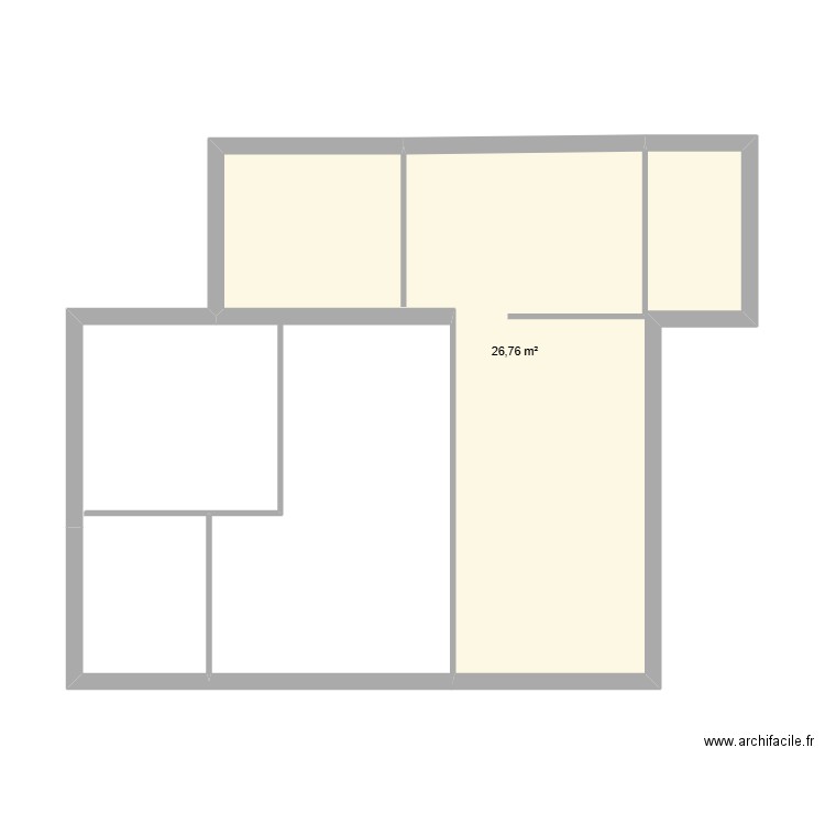 Andernos. Plan de 1 pièce et 27 m2