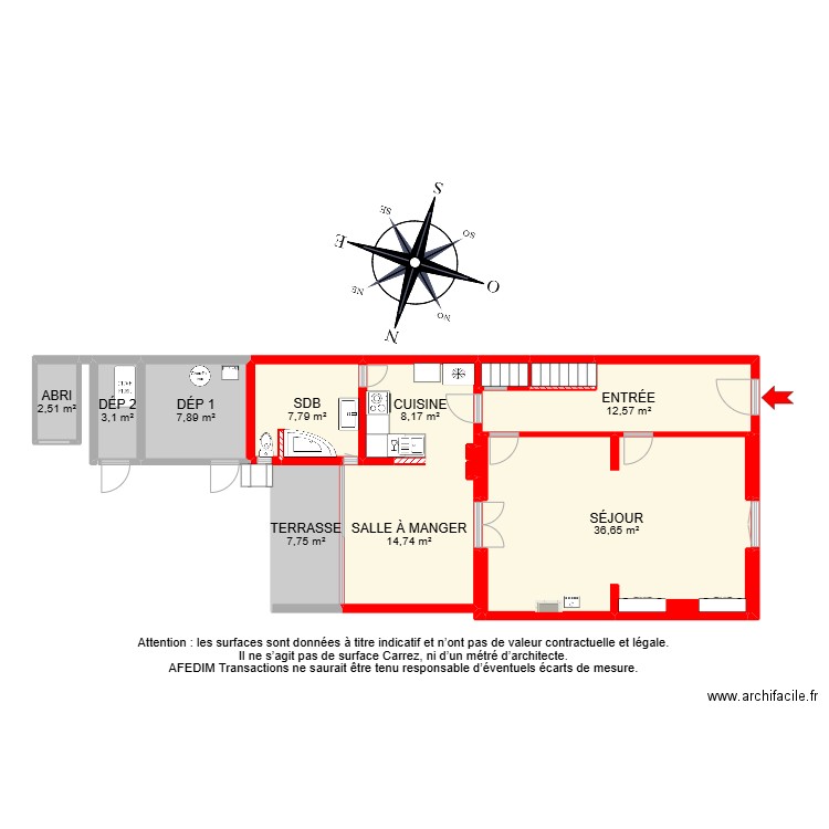 BI24670 -. Plan de 28 pièces et 167 m2