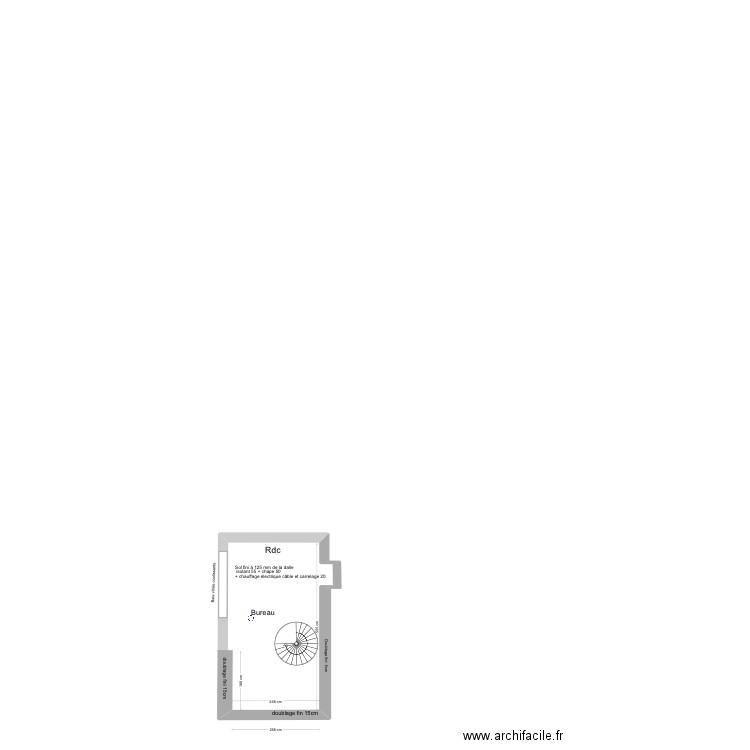 BSC atelier rdc Elec. Plan de 0 pièce et 0 m2