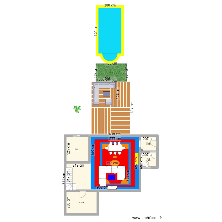 mathias. Plan de 11 pièces et 156 m2