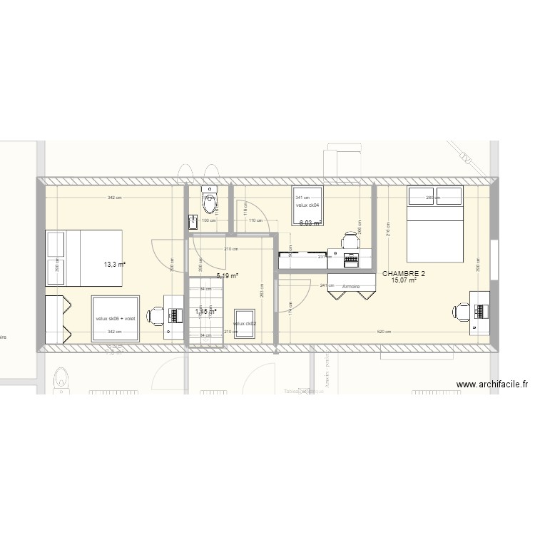 MAISON HIPSHEIM 2 + wc etage. Plan de 10 pièces et 131 m2