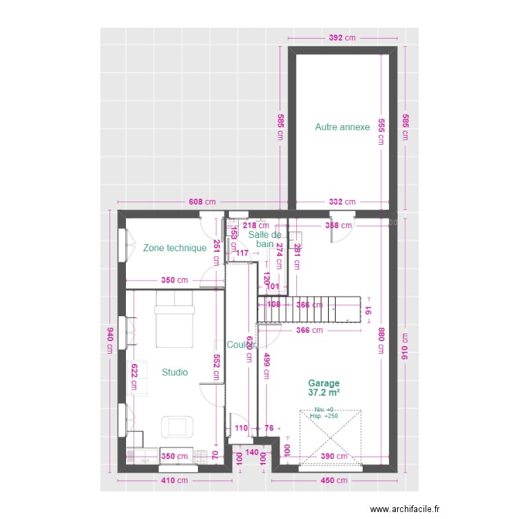 ROBIN_PLAN PL_RDC_MERLET_PLERIN. Plan de 0 pièce et 0 m2