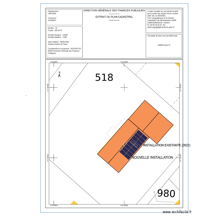 GAILLARD PASCAL . Plan de 0 pièce et 0 m2