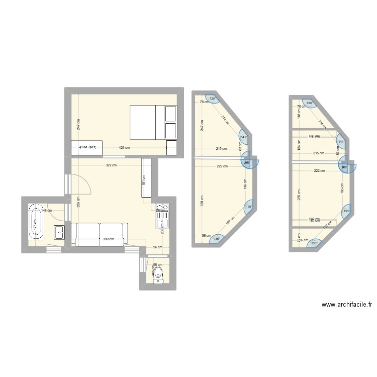 32_Monpensier. Plan de 8 pièces et 49 m2