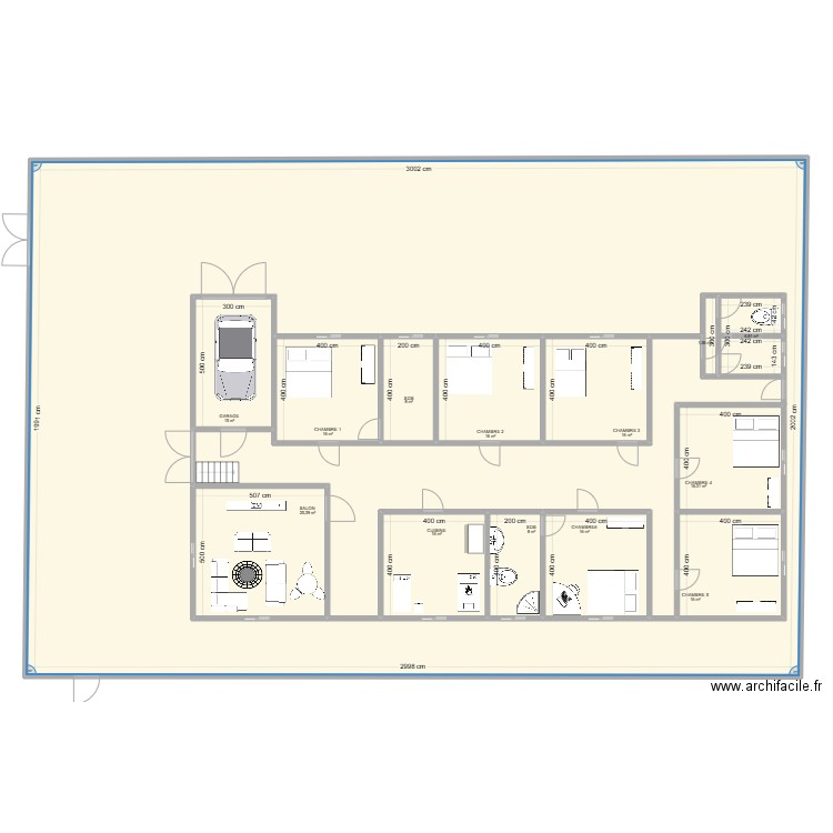 ma maison village. Plan de 14 pièces et 775 m2