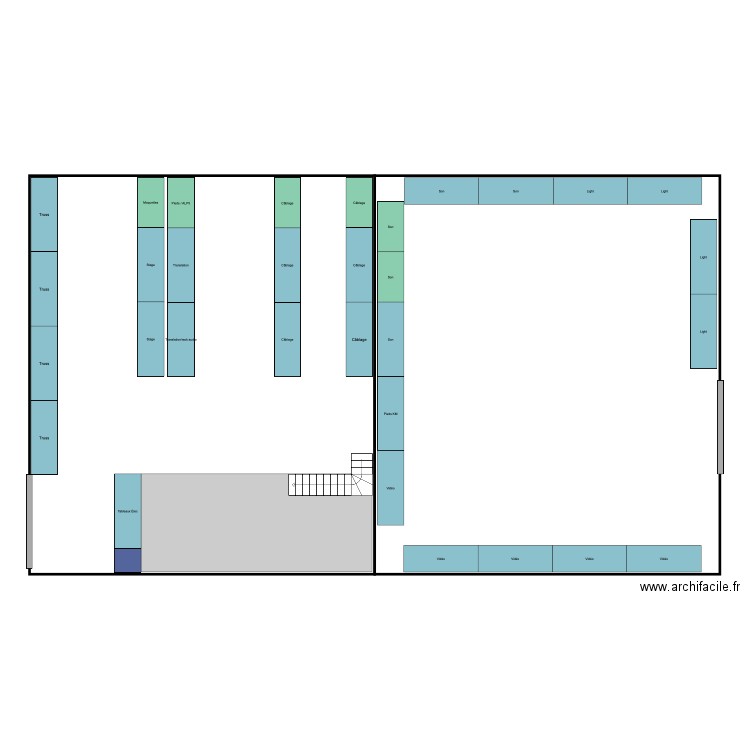 dépot VF. Plan de 0 pièce et 0 m2