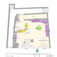 Plan magasin après travaux