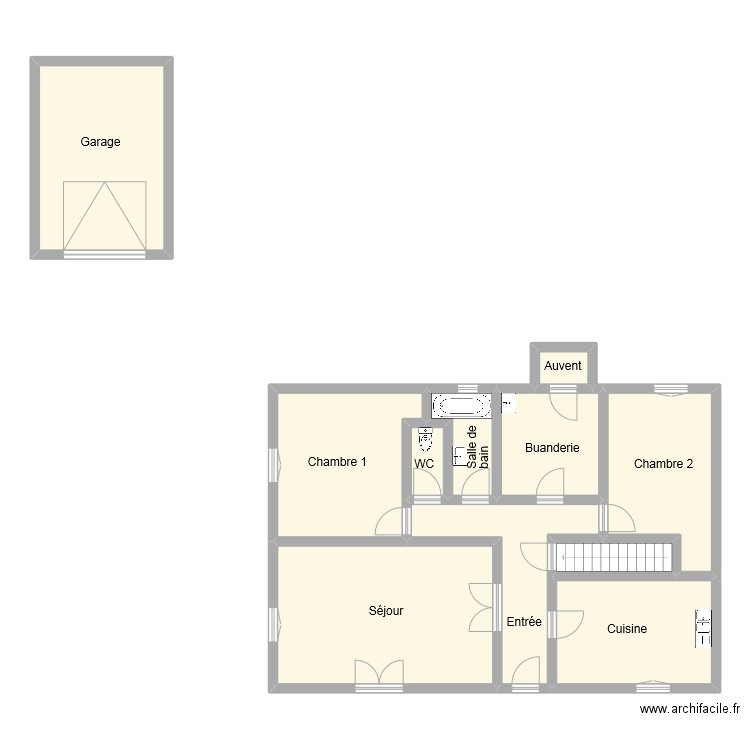 lamy. Plan de 11 pièces et 118 m2