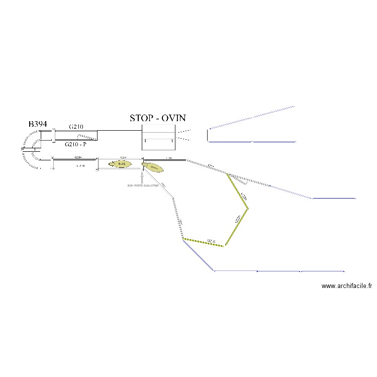 COULOIR EN U : MANIP-OVIN. Plan de 0 pièce et 0 m2