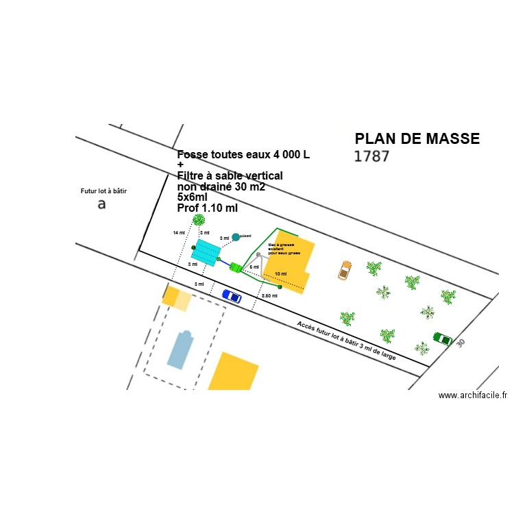 TRAN filtre sable. Plan de 0 pièce et 0 m2