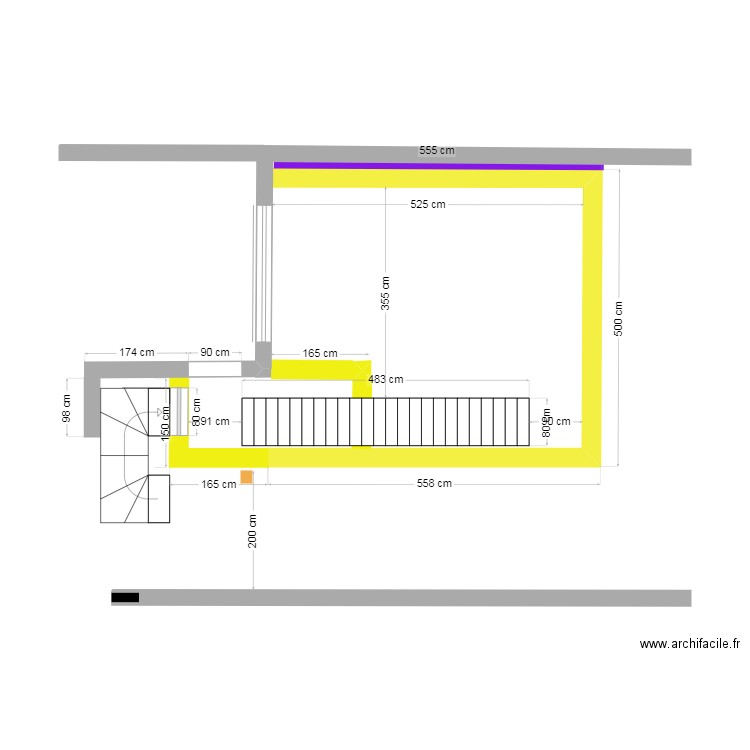 Projet 3 Molenbeek etage a 200cm 5.11.24. Plan de 0 pièce et 0 m2