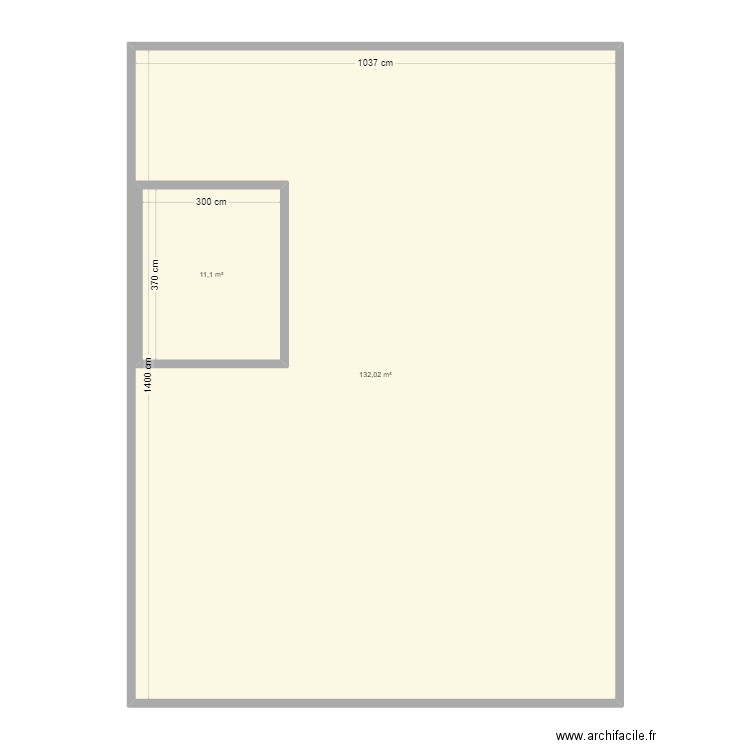 creation ecurie. Plan de 2 pièces et 156 m2