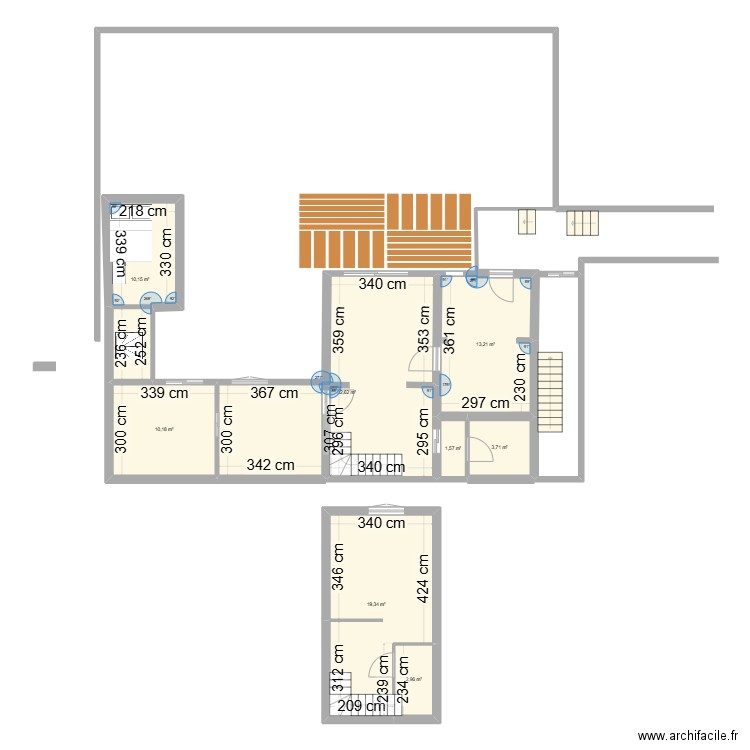 plan maison v3_Michel. Plan de 8 pièces et 94 m2