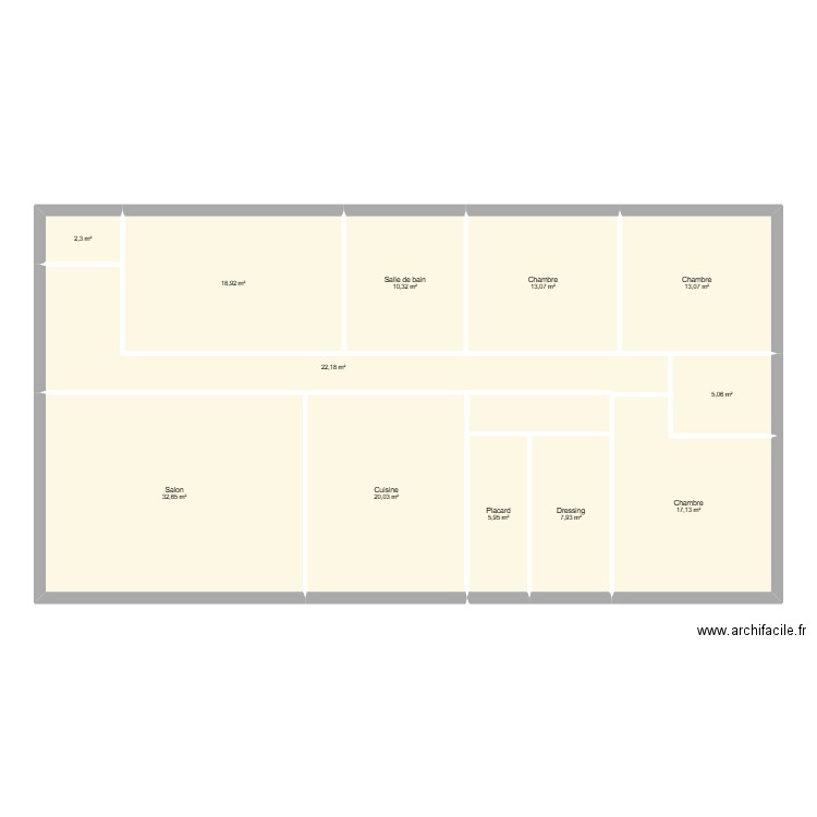 maison. Plan de 12 pièces et 169 m2