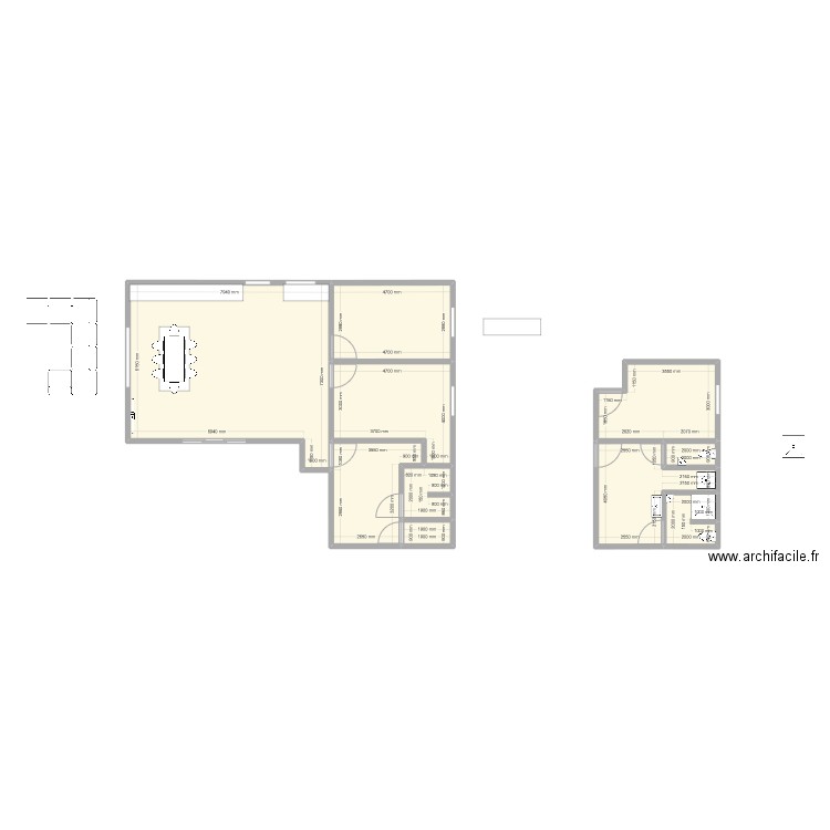 Maison Phoenix - étage. Plan de 10 pièces et 126 m2