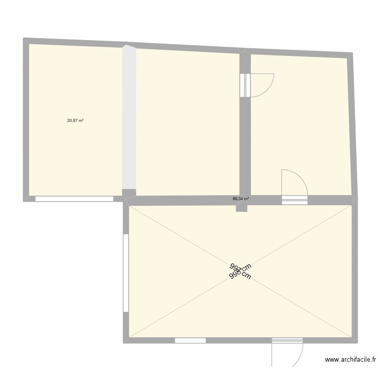 19122024_v2. Plan de 2 pièces et 107 m2