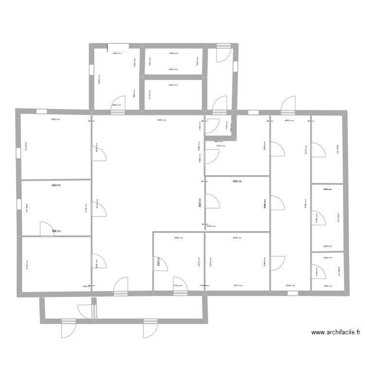 plan cuisisne. Plan de 9 pièces et 193 m2