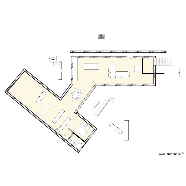 PLAN newlife 3. Plan de 1 pièce et 136 m2