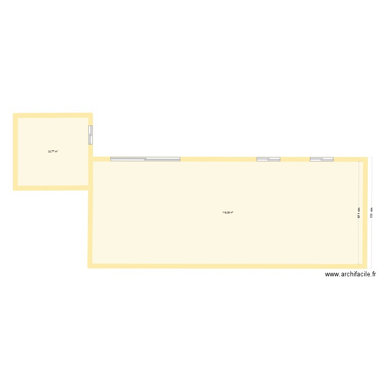 st martin 1. Plan de 2 pièces et 139 m2