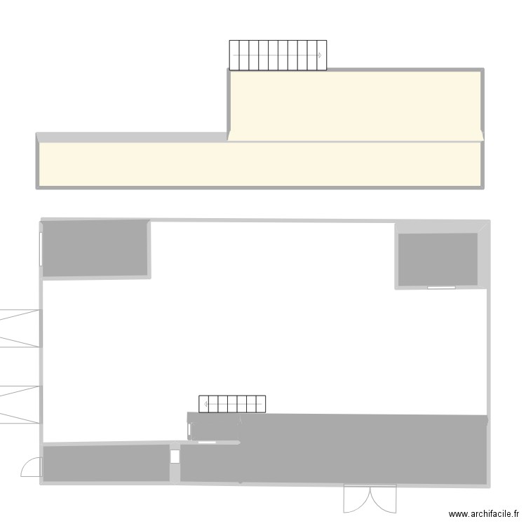 plan ales. Plan de 8 pièces et 48 m2