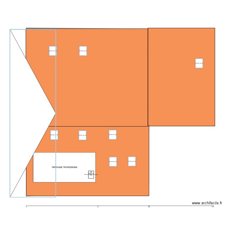 IMMEUBLE 132 - APRES TRAVAUX. Plan de 15 pièces et 632 m2