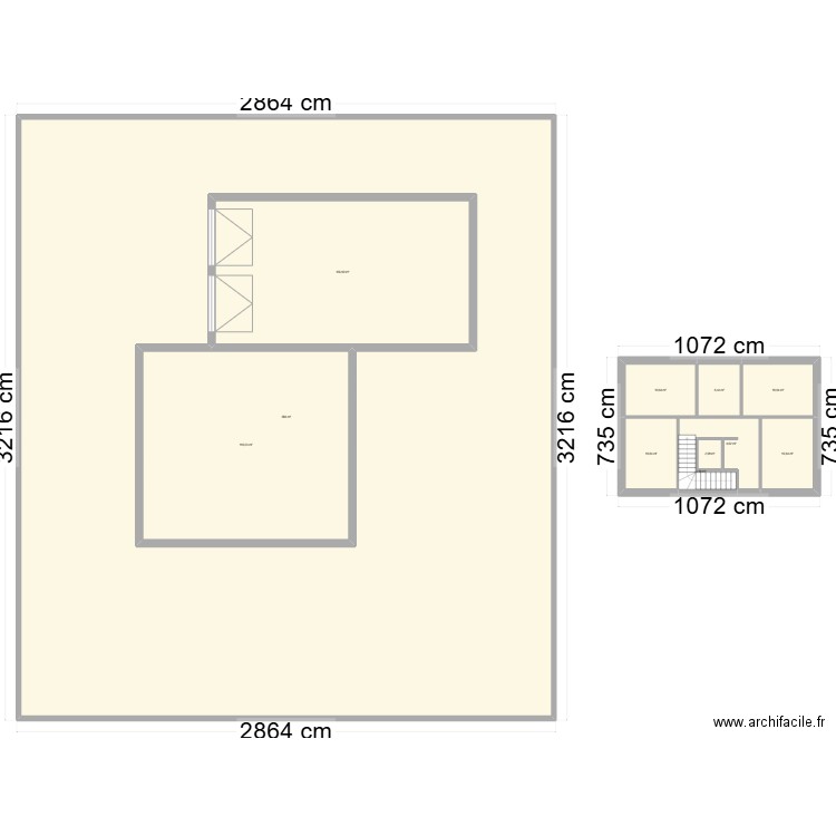 Chaponnay. Plan de 11 pièces et 1176 m2