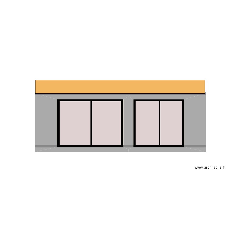 agrandissement. Plan de 2 pièces et 11 m2