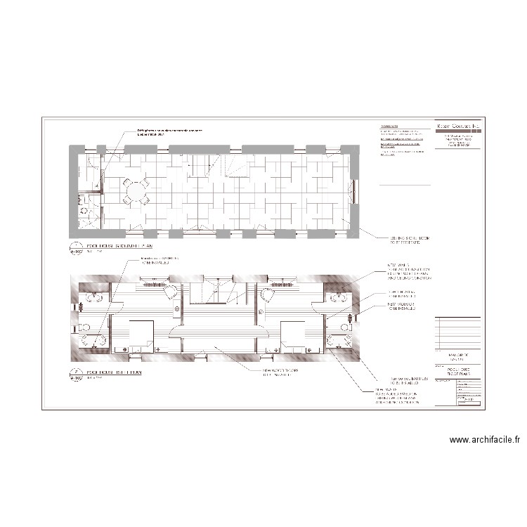 Fermette Barquet. Plan de 0 pièce et 0 m2