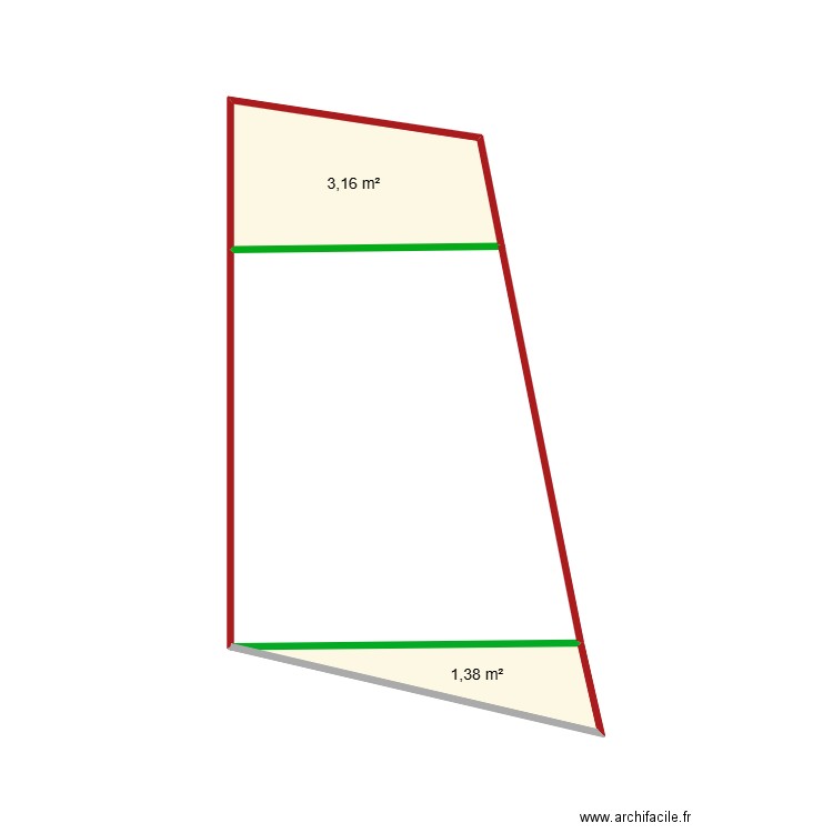 auvent macabou sav. Plan de 2 pièces et 5 m2