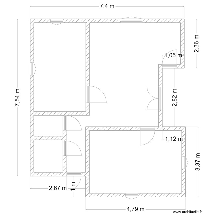 DREAM. Plan de 5 pièces et 49 m2