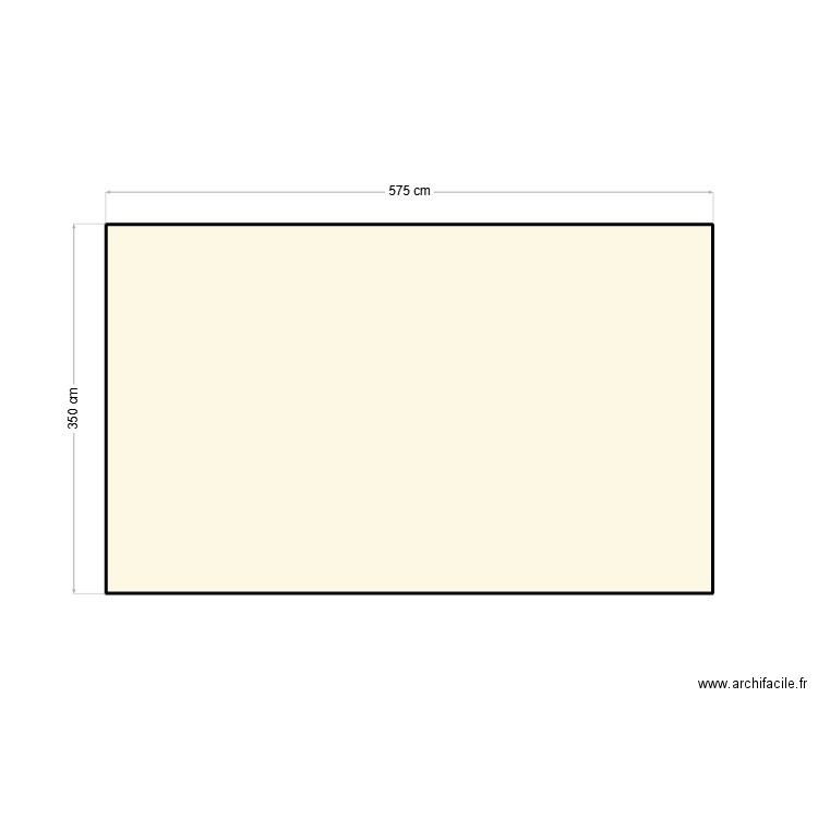 hangare face avant. Plan de 1 pièce et 20 m2