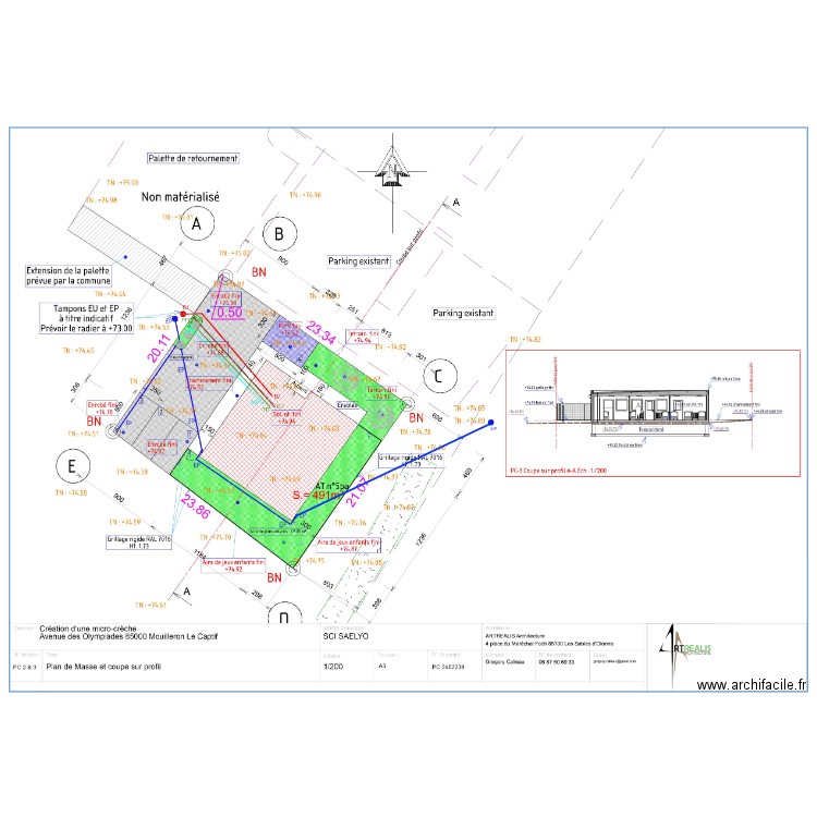 PLAN CRECHE MLC. Plan de 0 pièce et 0 m2