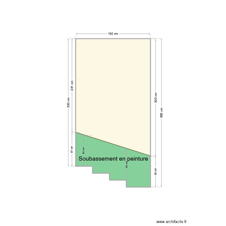 Papier peint. Plan de 2 pièces et 7 m2