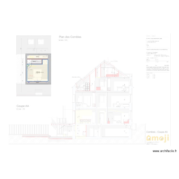 Bettembourg. Plan de 31 pièces et 245 m2