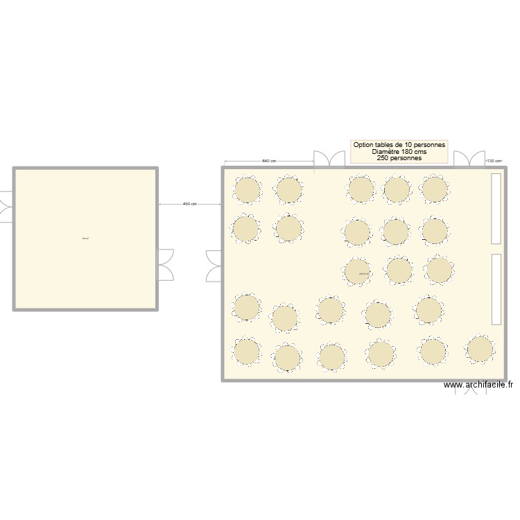 plan 10. Plan de 2 pièces et 401 m2