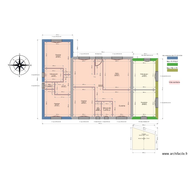 ML24017835 . Plan de 12 pièces et 109 m2