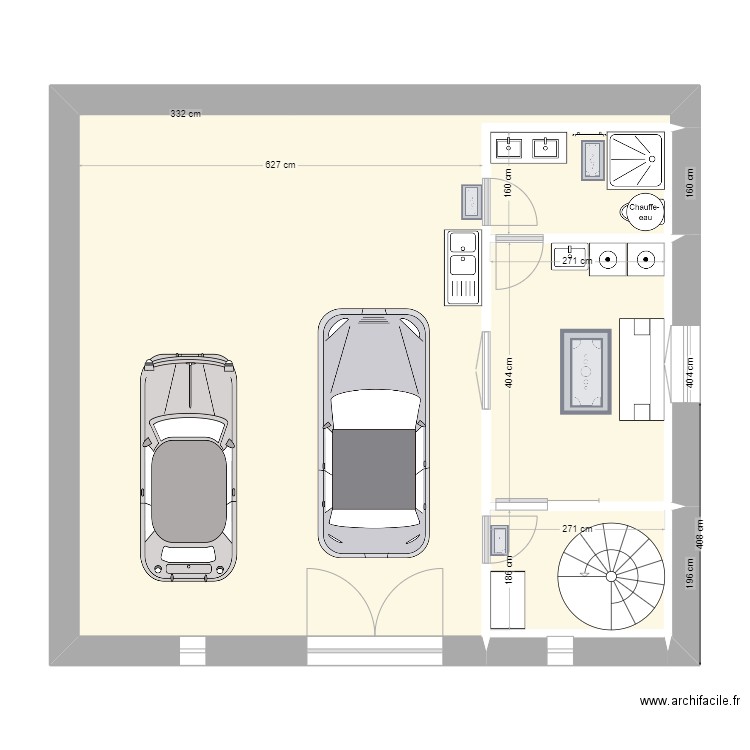 Montalba. Plan de 15 pièces et 141 m2